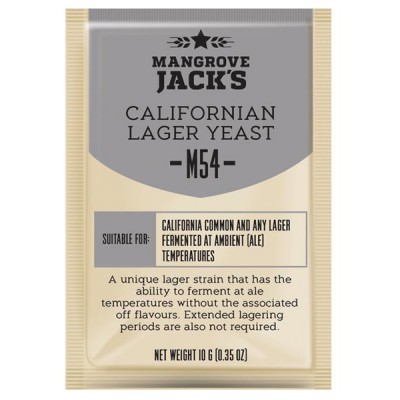 Пивные дрожжи Mangrove Jack\'s CS Yeast M54 Californian Lager (10g) купить