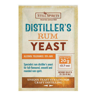 Спиртовые дрожжи для рома Still Spirits Distillery Yeast Rum 20g купить